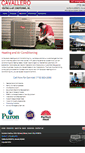 Mobile Screenshot of cavalleroheatingandair.com